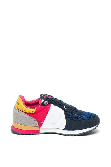 Pepe Jeans London Pantofi sport de piele ecologica cu model colorblock Sydney Baieti