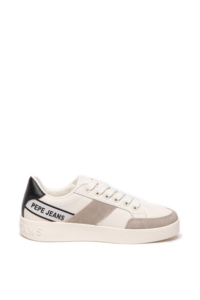 Pepe Jeans London Pantofi sport de piele si piele intoarsa Brixton Femei