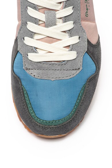 Pepe Jeans London Pantofi sport cu model colorblock si garnituri de piele intoarsa Verona Traveller Femei