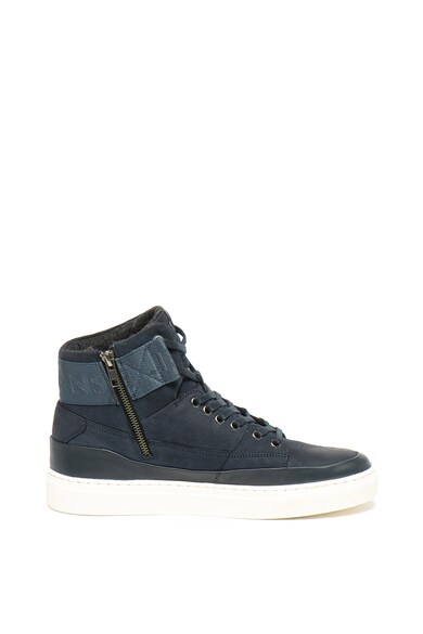 Pepe Jeans London Pantofi sport mid-high din piele nabuc MLT Barbati