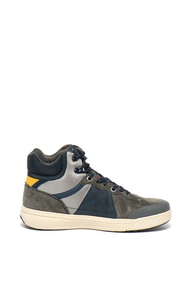 Pepe Jeans London Pantofi sport cu model colorblock si garnituri de piele intoarsa Slate Pro Barbati