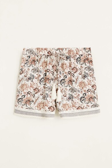 Mango Pantaloni scurti cu imprimeu floral Boho Femei