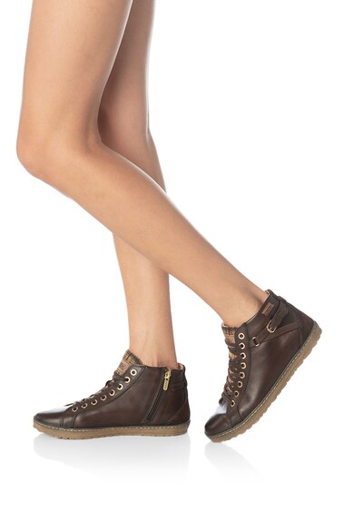 Pikolinos Pantofi sport inalti de piele cu insertie de piele intoarsa Lagos Femei