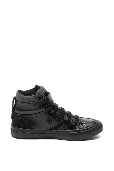 Converse Pantofi sport de piele, cu insertii de piele intoarsa Pro Blaze Strap Fete