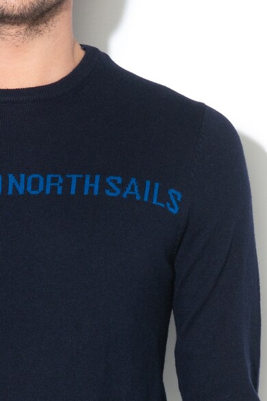 North Sails ., Пуловер с вълна и лого Мъже