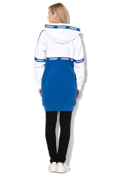 SUPERDRY Bluza sport cu model colorblock si gluga Femei