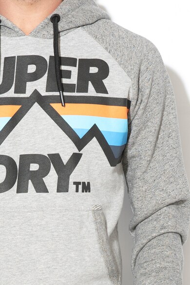 SUPERDRY . Суитшърт Downhill с качулка, лого и щампа Мъже