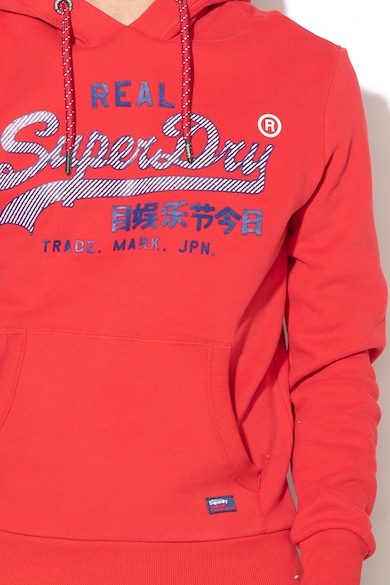 SUPERDRY Vintage kapucnis pulóver gumis logóval férfi