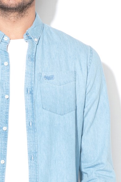 SUPERDRY Camasa din chambray si stofa twill Classic Barbati