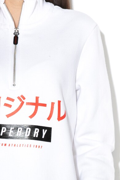 SUPERDRY Pulóver cipzáros rögzítéssel női