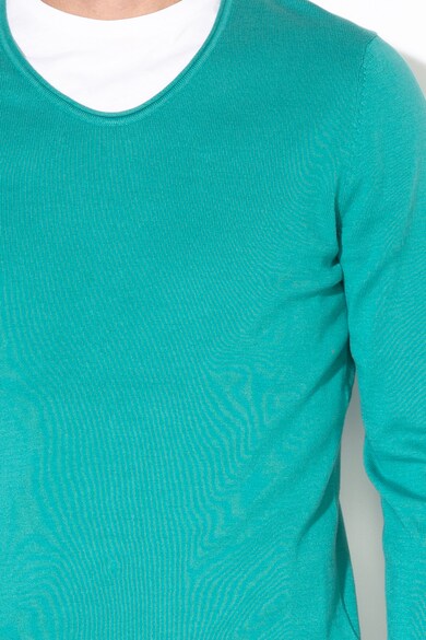 Tom Tailor Фино плетен пуловер с овално деколте Мъже