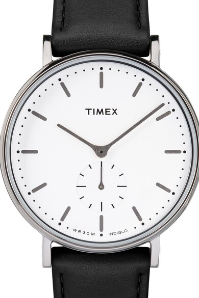 Timex Ceas cu o curea de piele Barbati