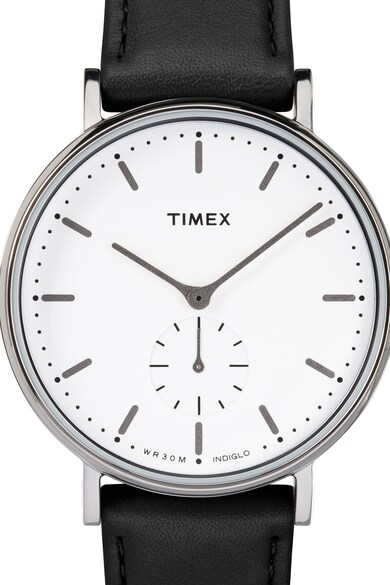 Timex Часовник с кожена каишка Мъже