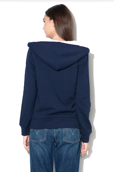 GAP Kapucnis pulóver plüssbéléssel és fémlogós mintával női
