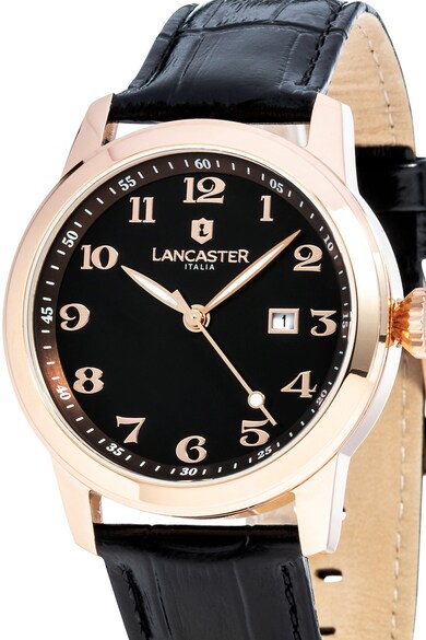 Lancaster Ceas analog cu o curea de piele Barbati