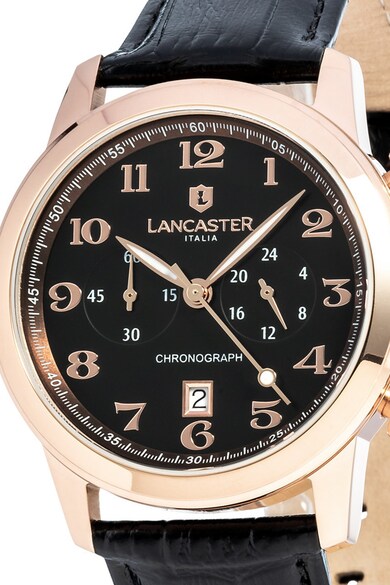 Lancaster Chrono karóra bőrszíjjal férfi