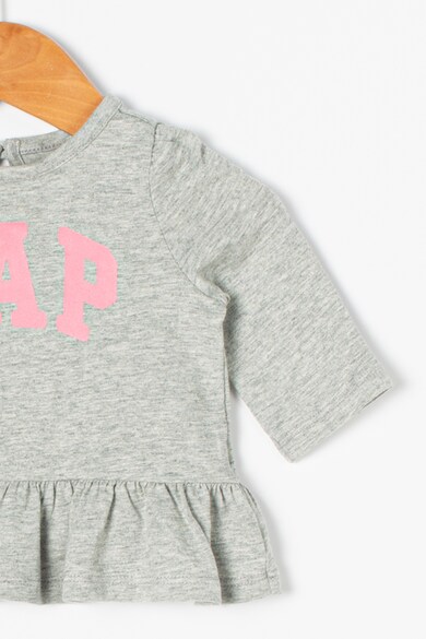 GAP Bluza cu imprimeu logo si detaliu cu volan Fete