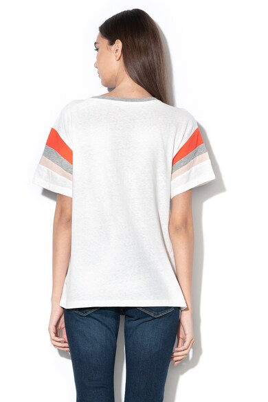 GAP Tricou cu model colorblock si terminatie asimetrica Femei