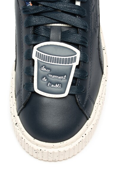 Puma Pantofi sport flatform de piele Basket Fete