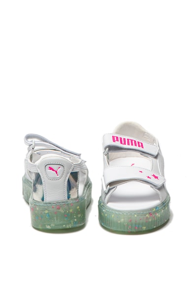 Puma Кожени сандали на платформа Жени