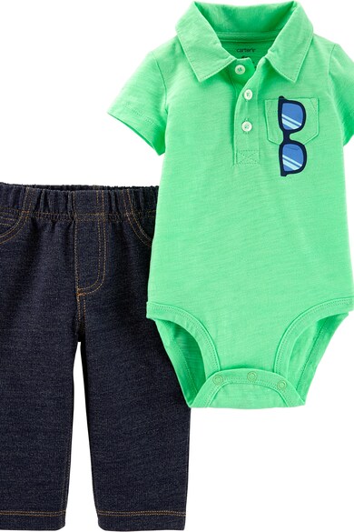 Carter's Set de body polo si pantaloni Baieti