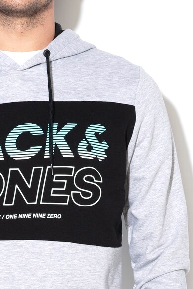 Jack & Jones Hanorac cu imprimeu logo Jonah Barbati