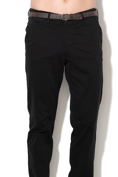 Jack & Jones Pantaloni chino regular fit, cu o curea Roy Barbati