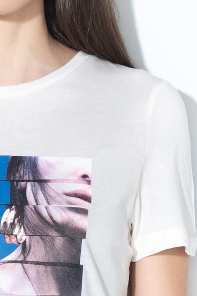 Vero Moda Tricou din bumbac organic cu imprimeu Corlis Femei