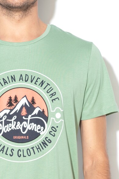 Jack & Jones Tricou regular fit, cu imprimeu grafic Adventure Barbati