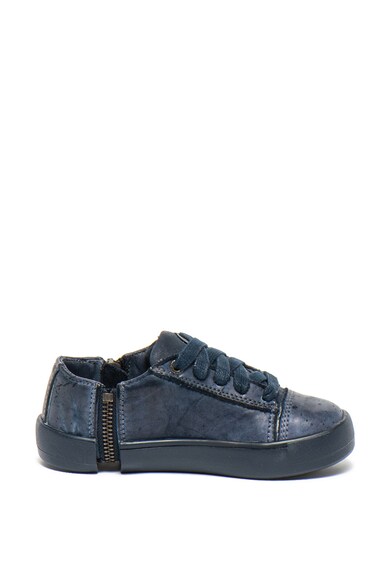 Diesel Pantofi sport de piele cu fermoar decorativ Fete