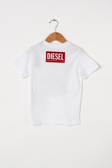 Diesel Tricou de bumbac cu imprimeu grafic Baieti