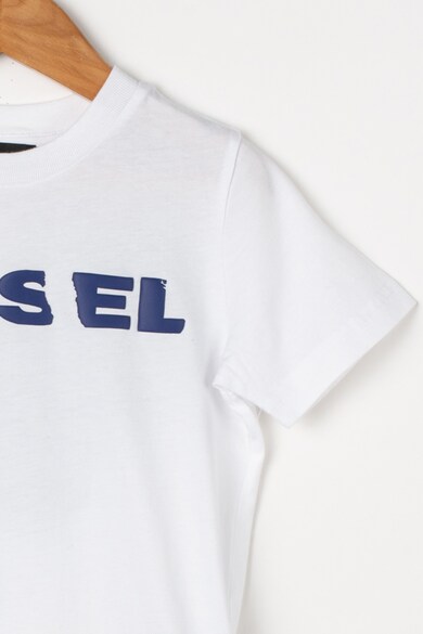 Diesel Tricou cu logo cauciucat Tixto Baieti