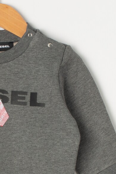 Diesel Bluza sport cu decolteu la baza gatului si logo Allib Fete