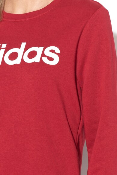 adidas Performance Bluza sport cu imprimeu logo si decolteu la baza gatului Femei