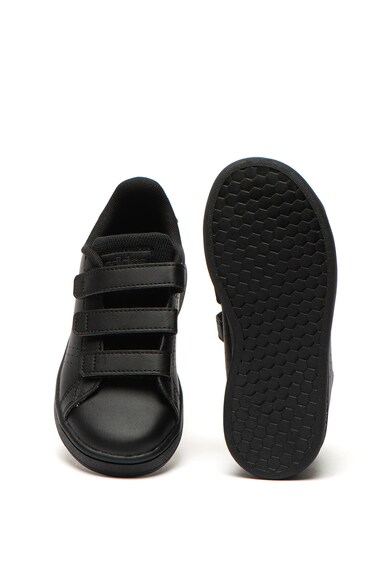 adidas Performance Pantofi sport de piele ecologica, cu velcro Advantage C Fete