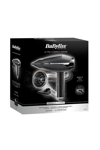 BaByliss Uscator de par  , 2400W motor AC ,Ionic , 6 trepte de temperatura/viteze, 2 duze, 1 difuzor Femei