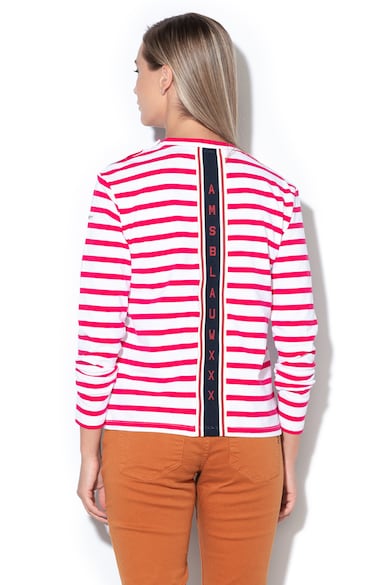 Maison Scotch Bluza cu dungi si insertie de banda elastica Femei