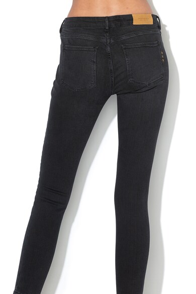 Maison Scotch Blugi skinny din amestec de modal cu talie medie Femei