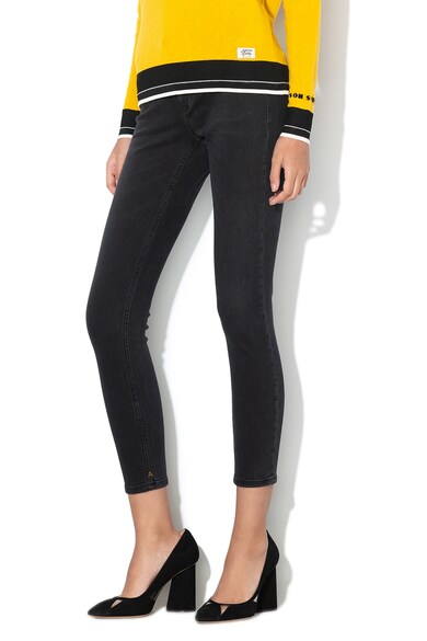 Maison Scotch Blugi skinny din amestec de modal cu talie medie Femei