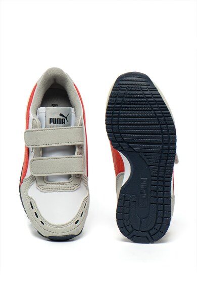 Puma Pantofi sport de piele ecologica, cu velcro Cabana Racer SL Fete