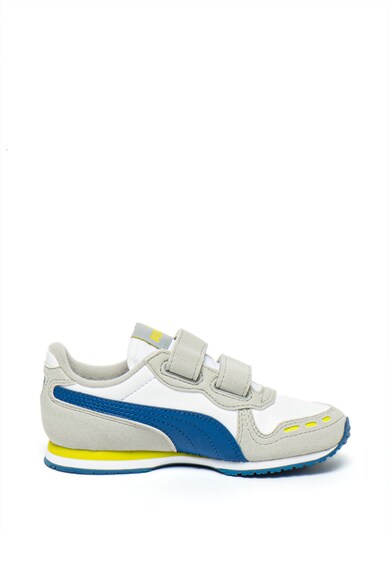 Puma Pantofi sport de piele ecologica, cu velcro Cabana Racer SL Fete