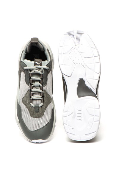 Puma Pantofi sport de piele, cu garnituri de piele intoarsa Thunder Fashion 2.0 Barbati