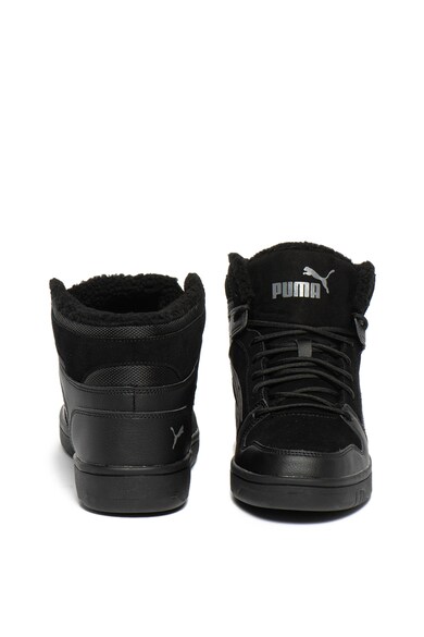 Puma Pantofi sport de piele, cu insertii de piele intoarsa ecologica Rebound LayUp SL Barbati