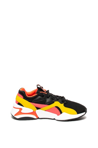 Puma Pantofi sport cu garnituri de piele ecologica Nova Funky Jr Fete