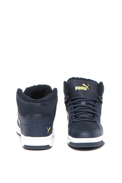 Puma Pantofi sport mid-high cu garnituri de piele intoarsa Rebound Layup Baieti