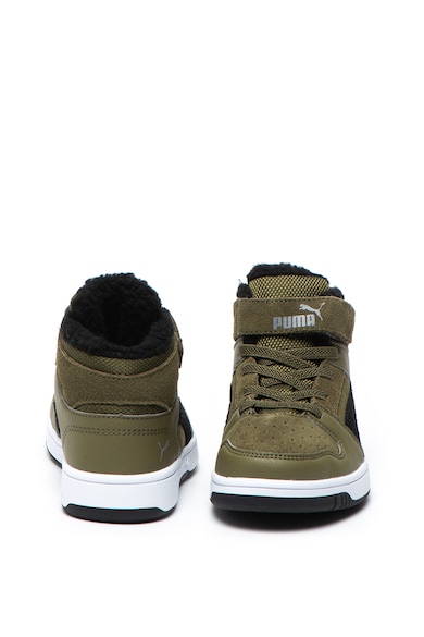 Puma Pantofi sport mid-high cu insertii de piele Rebound Fete