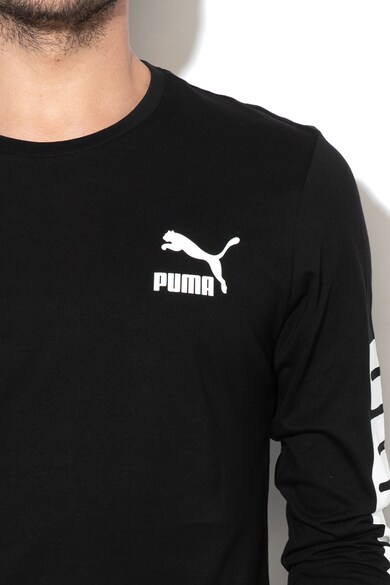 Puma Bluza de bumbac cu logo Barbati