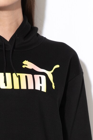 Puma Elevated kényelmes fazonú kapucnis crop pulóver női