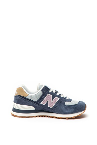 New Balance 574 sneaker textil és nyersbőr betétekkel női