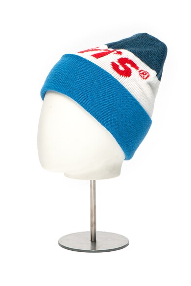 Levi's Комплект плетени ръкавици и шапка с лого Мъже